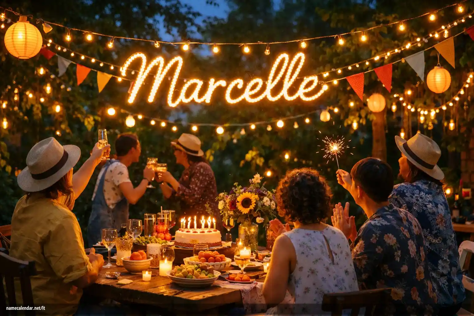 Vardadienio ir vardo šventimas - Marcelle