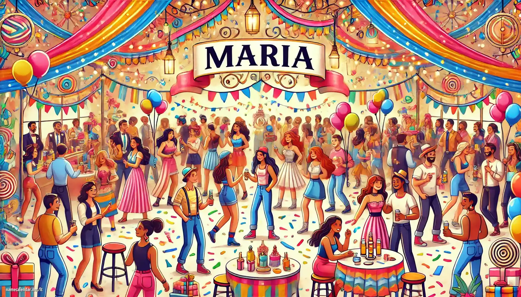 Vardadienio ir vardo šventimas - Maria