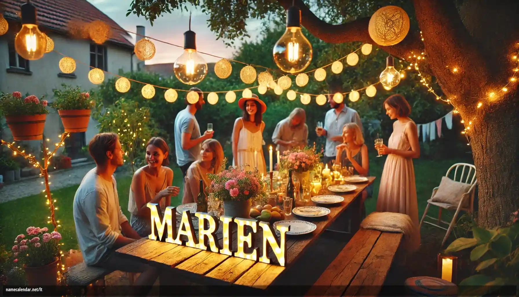 Vardadienio ir vardo šventimas - Marien