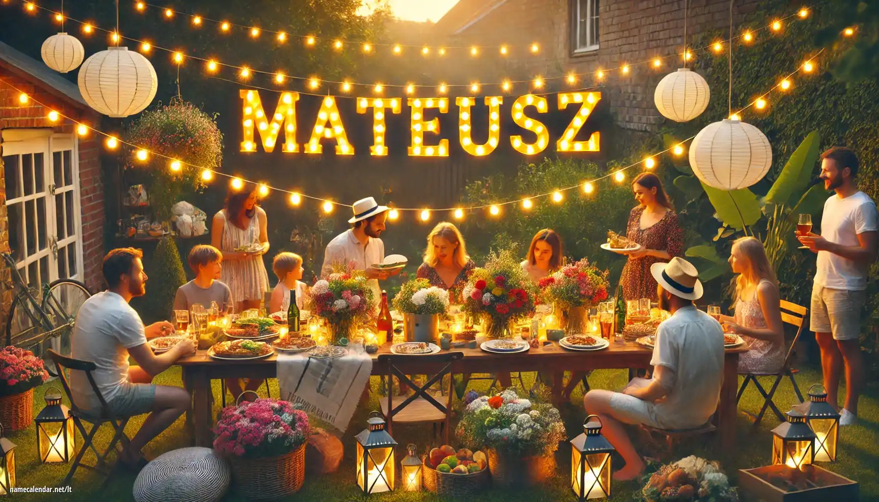 Vardadienio ir vardo šventimas - Mateusz