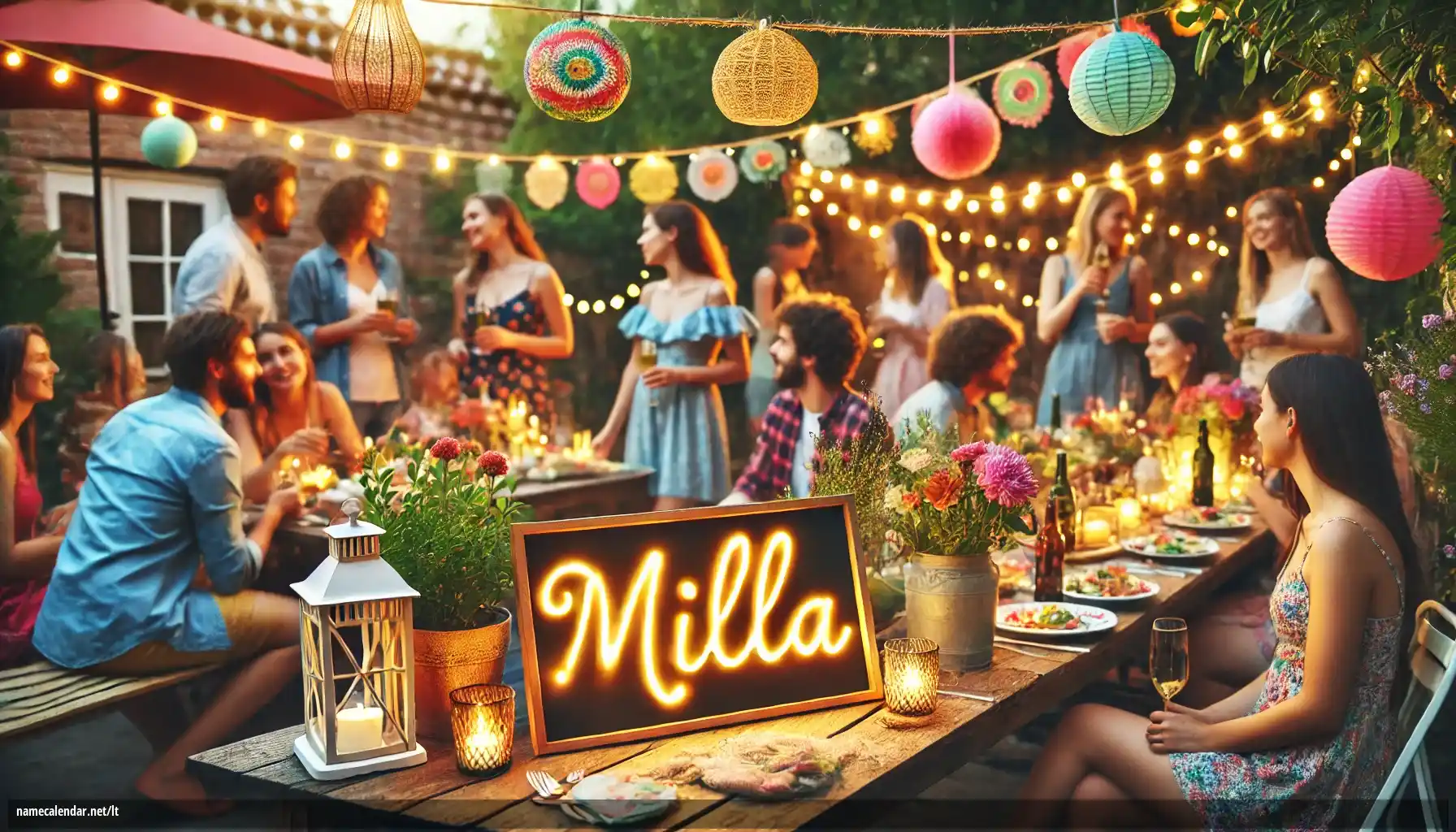 Vardadienio ir vardo šventimas - Milla