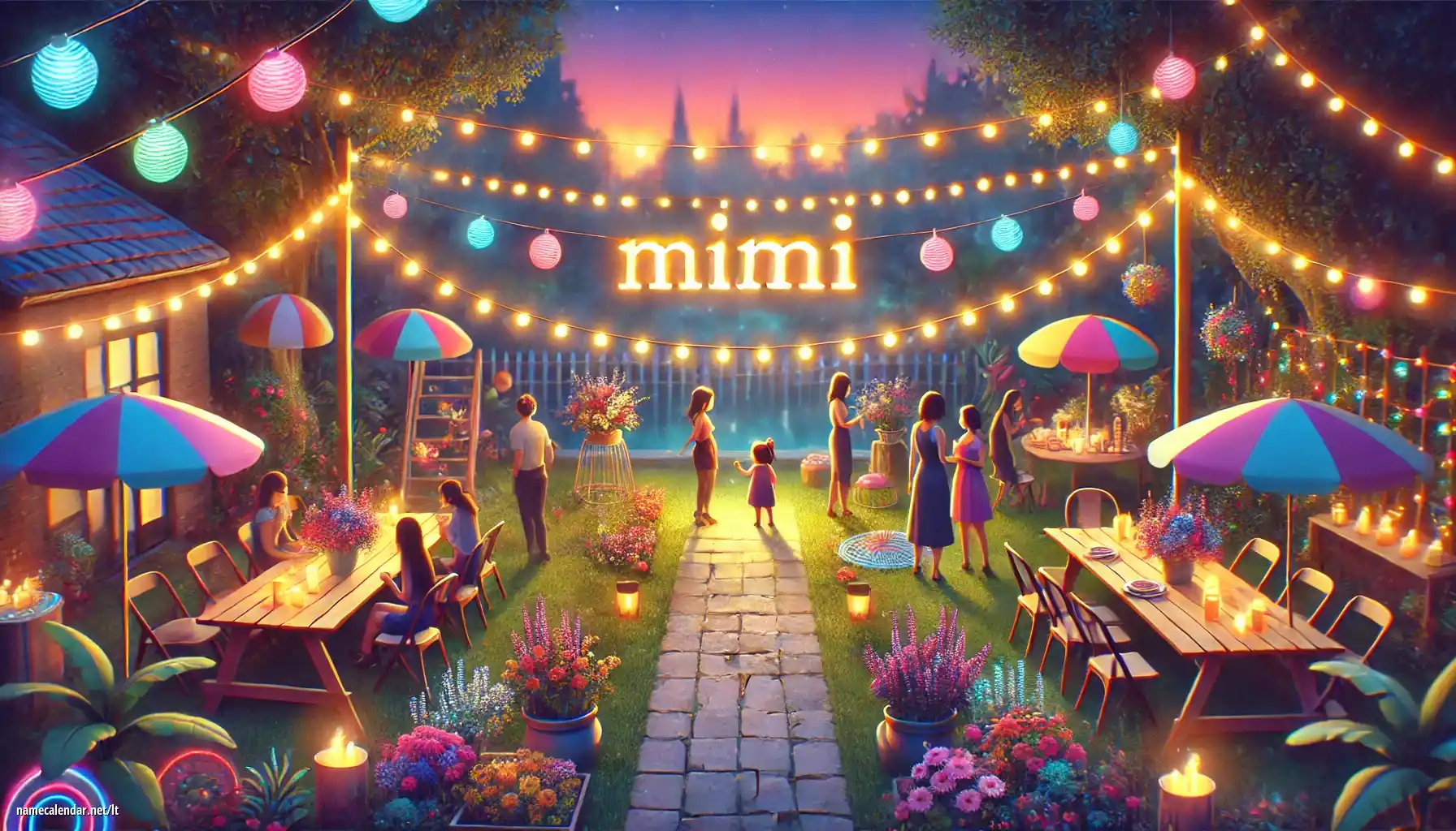 Vardadienio ir vardo šventimas - Mimi