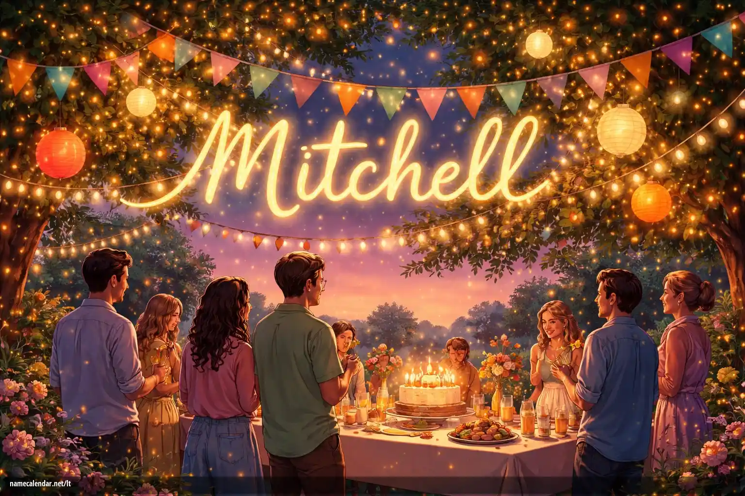 Vardadienio ir vardo šventimas - Mitchell