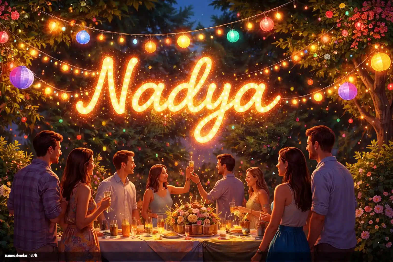 Vardadienio ir vardo šventimas - Nadya