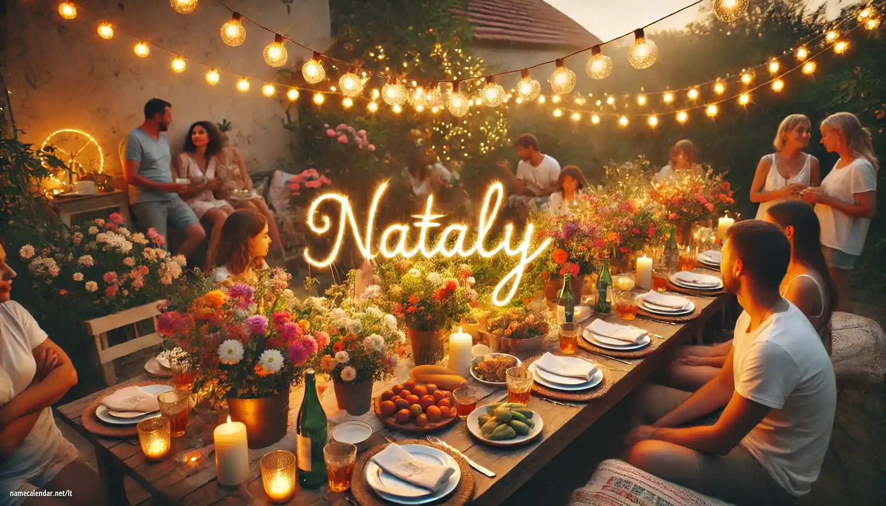 Vardadienio ir vardo šventimas - Nataly