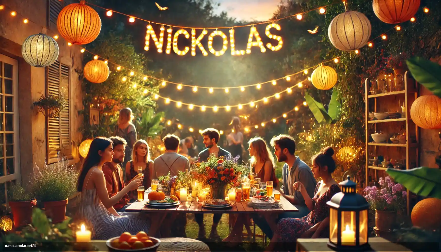 Vardadienio ir vardo šventimas - Nickolas