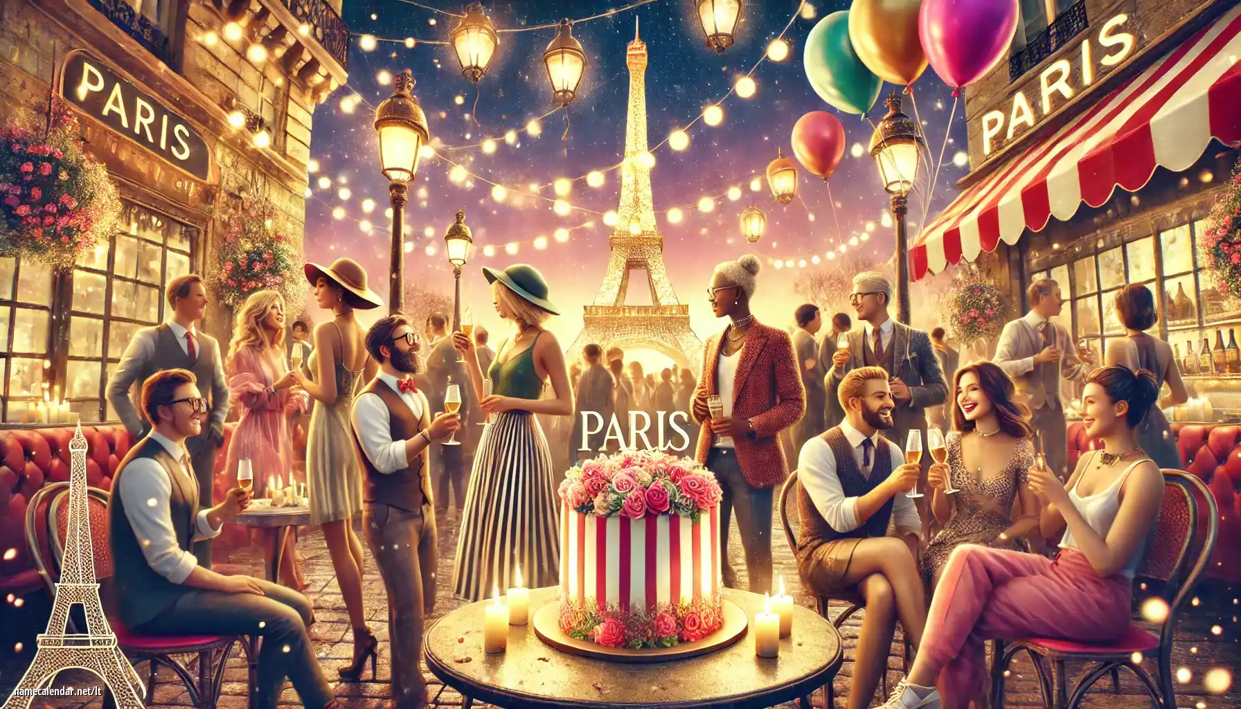 Vardadienio ir vardo šventimas - Paris