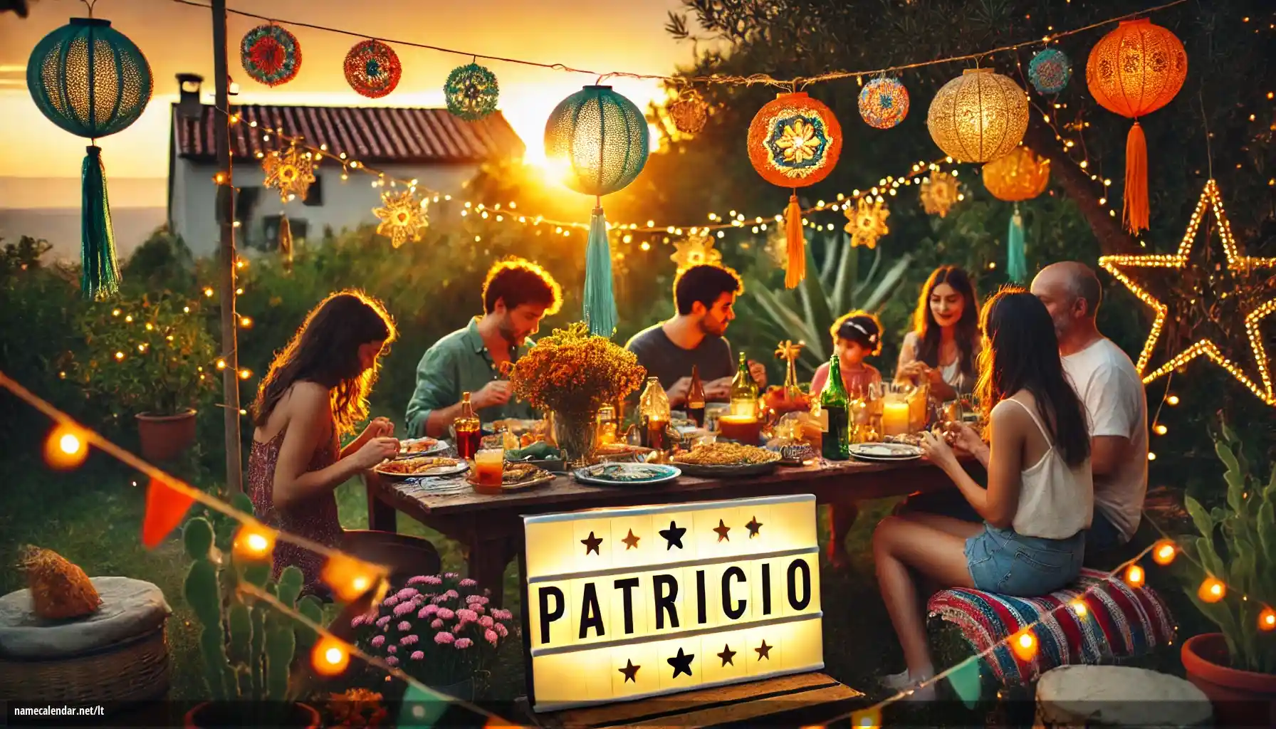 Vardadienio ir vardo šventimas - Patrício