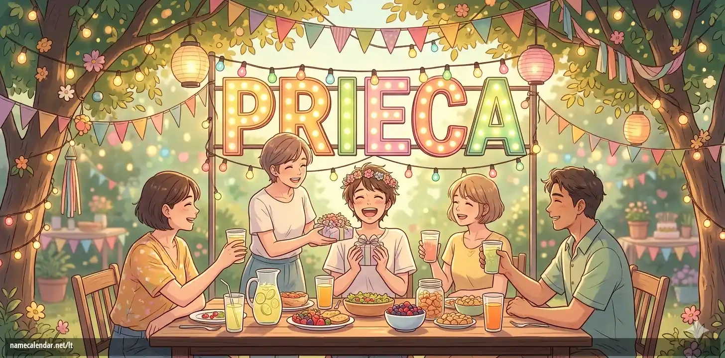 Vardadienio ir vardo šventimas - Prieca