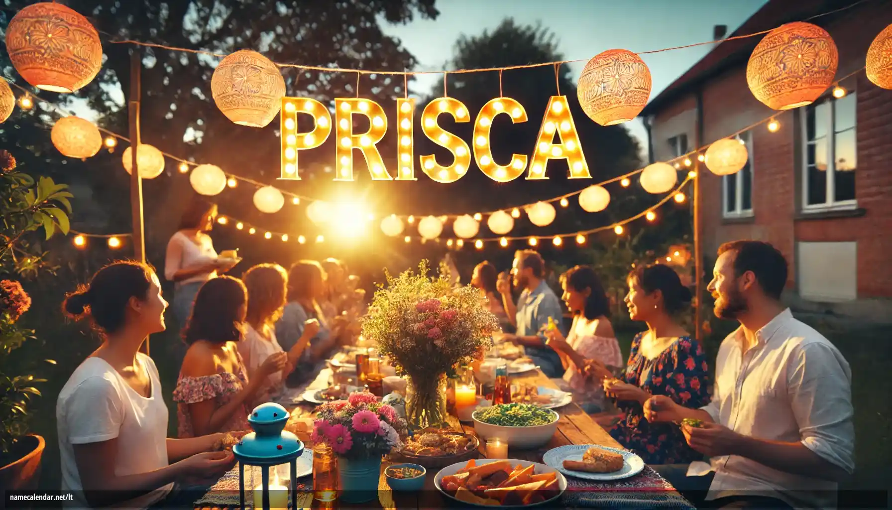 Vardadienio ir vardo šventimas - Prisca