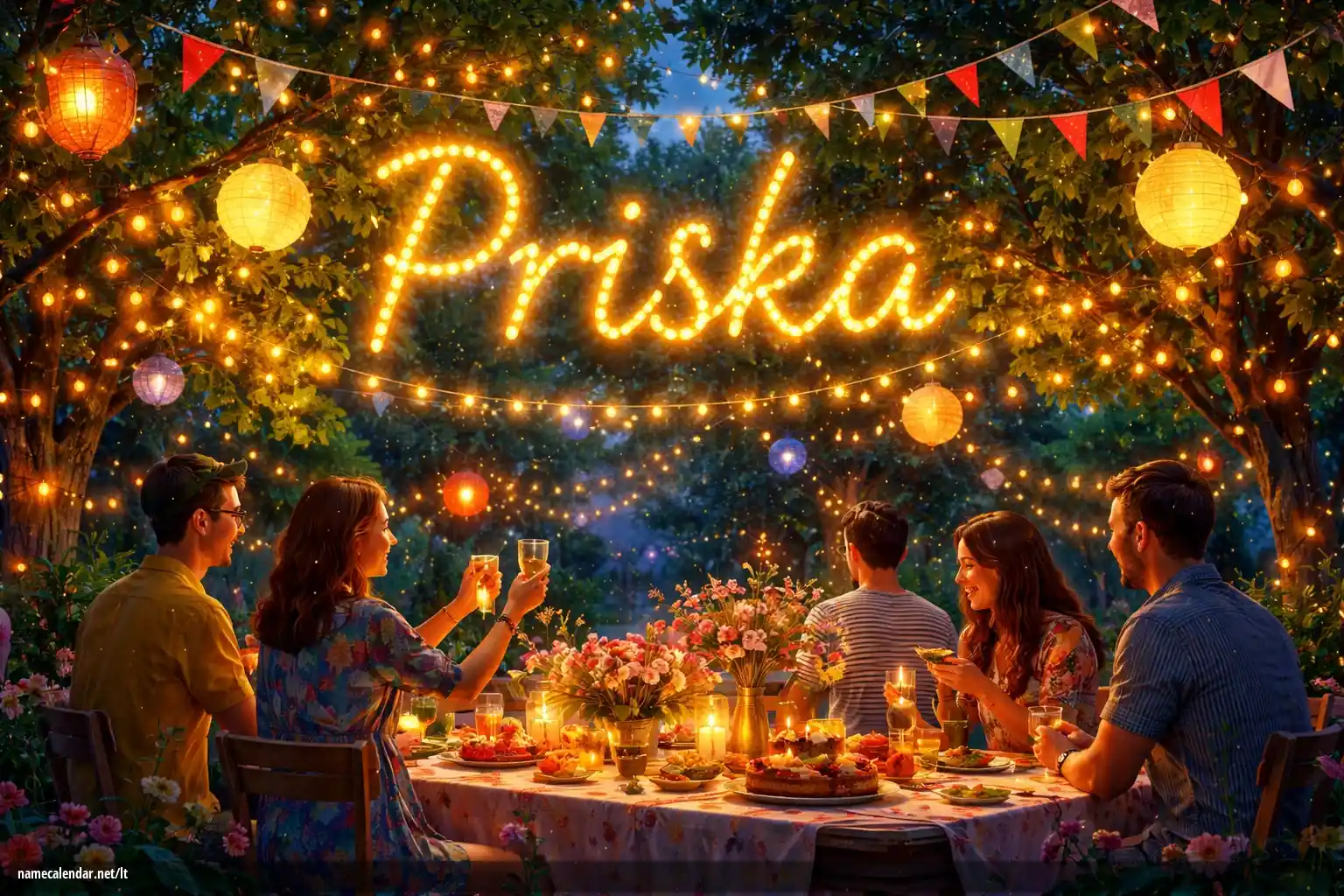 Vardadienio ir vardo šventimas - Priska