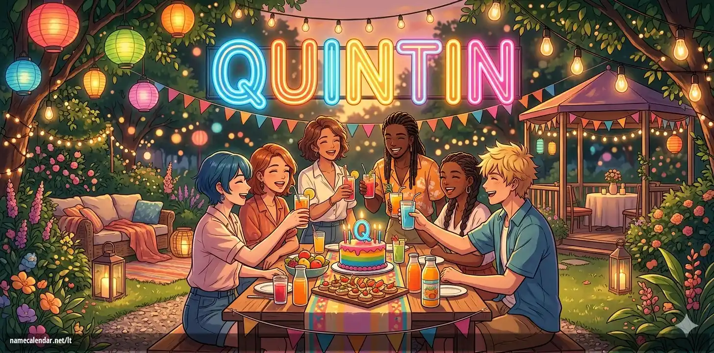 Vardadienio ir vardo šventimas - Quintin