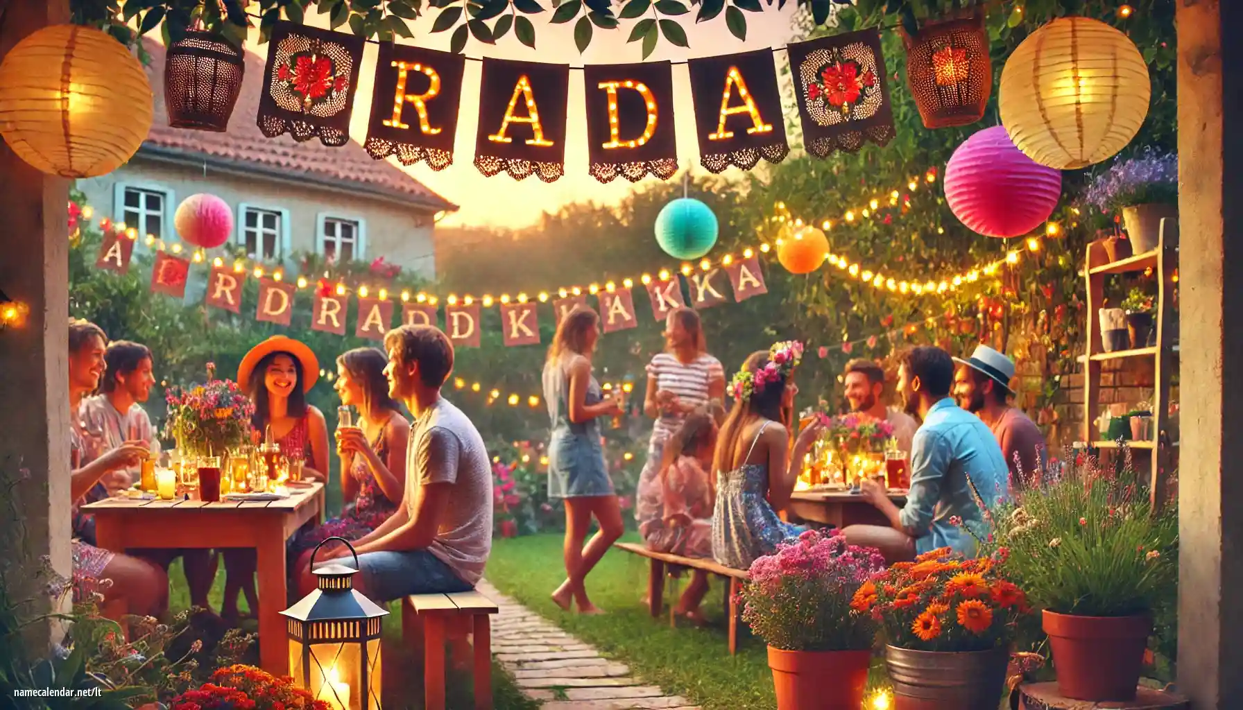 Vardadienio ir vardo šventimas - Rada