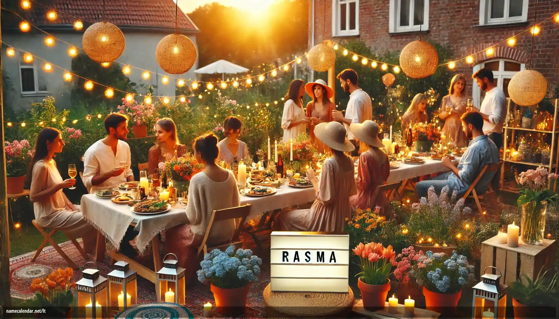 Vardadienio ir vardo šventimas - Rasma