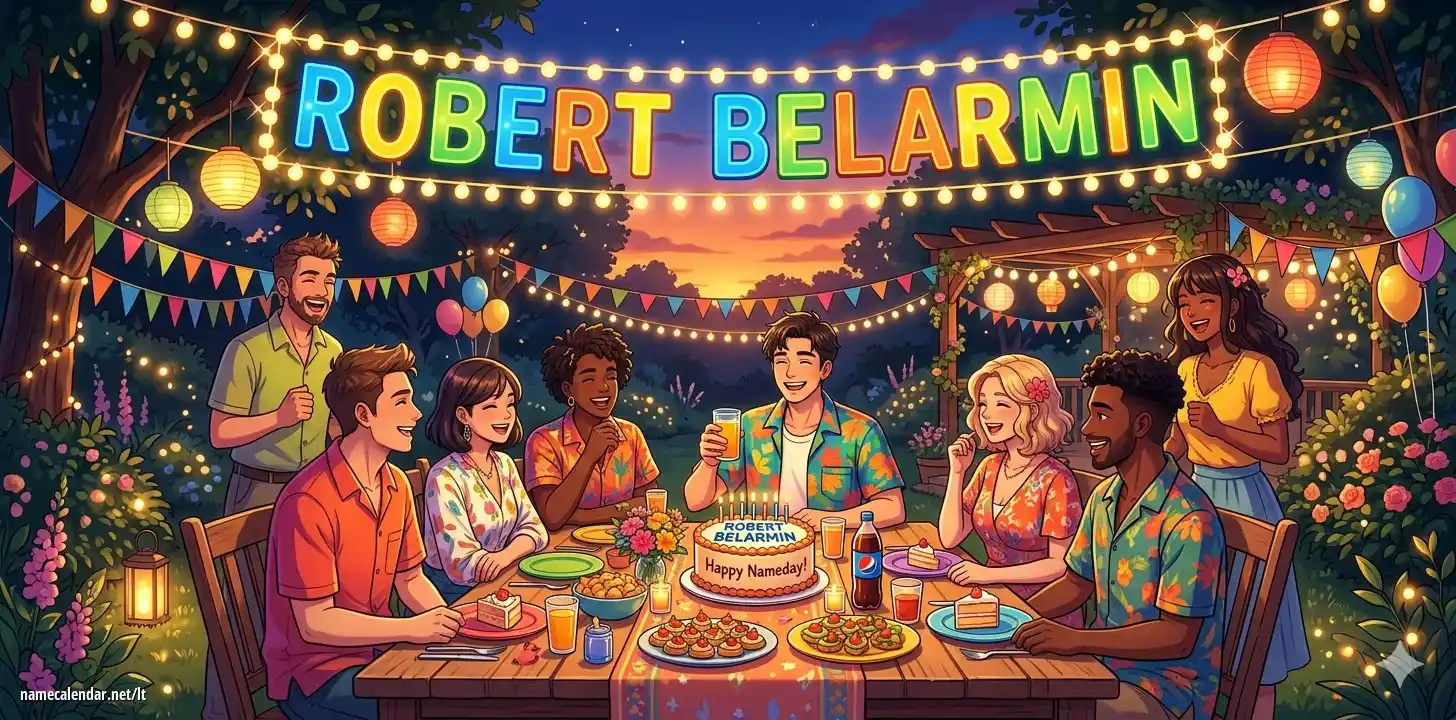 Vardadienio ir vardo šventimas - Robert Belarmin