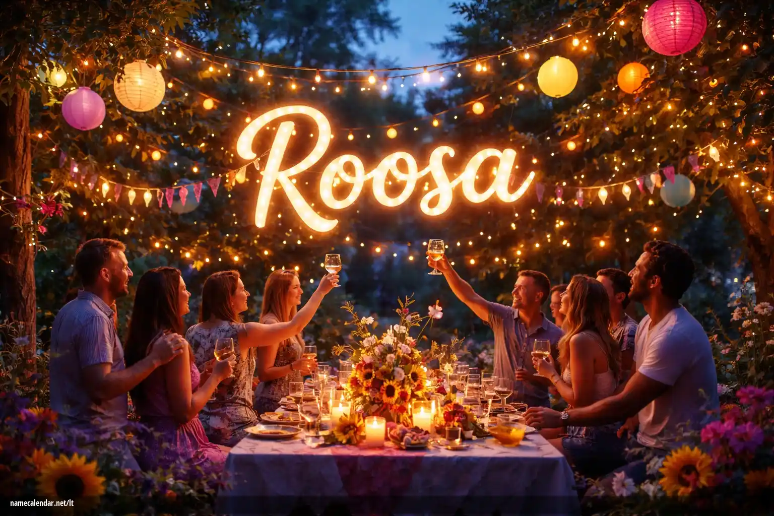 Vardadienio ir vardo šventimas - Roosa