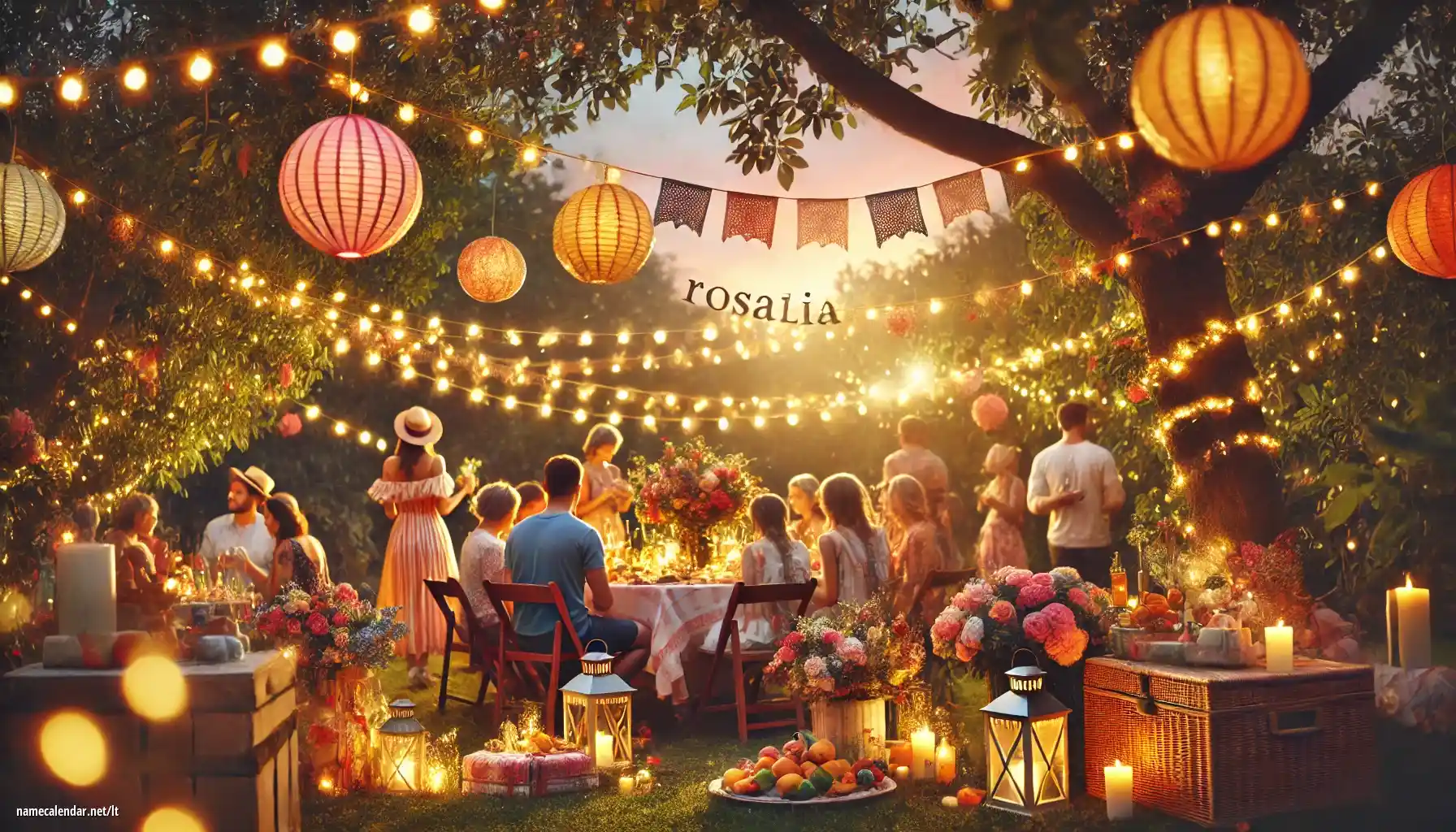 Vardadienio ir vardo šventimas - Rosalia
