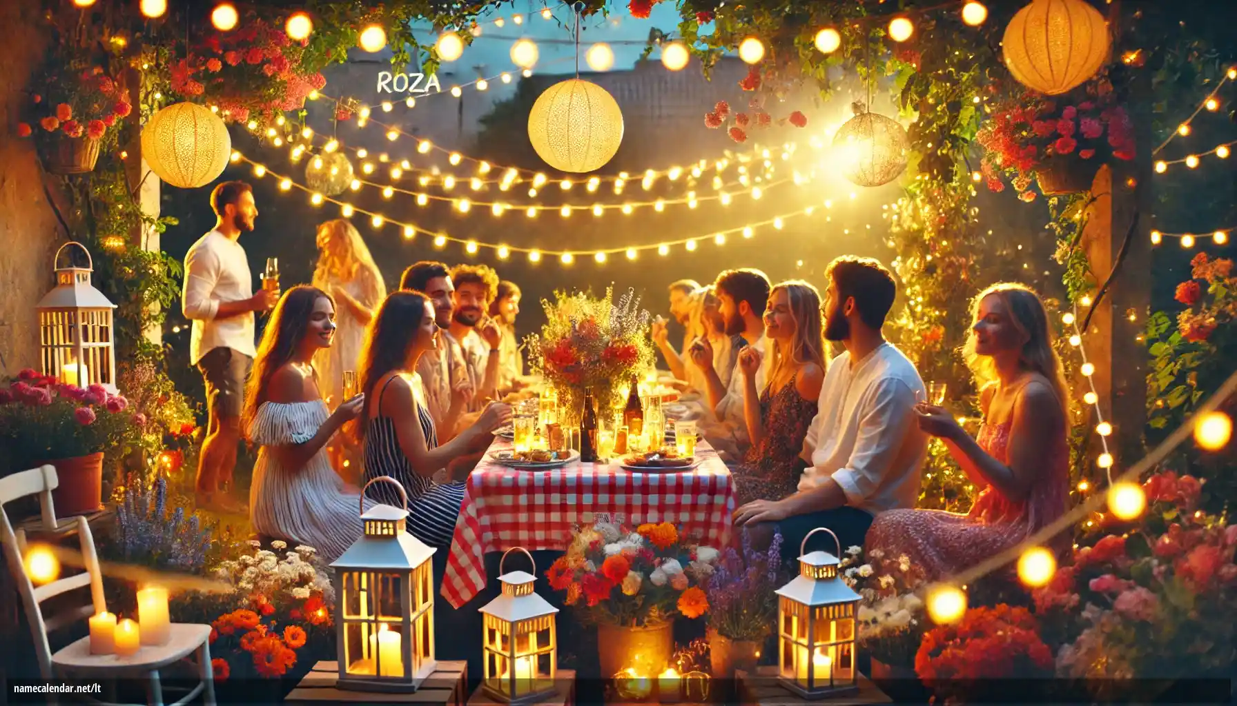 Vardadienio ir vardo šventimas - Roza