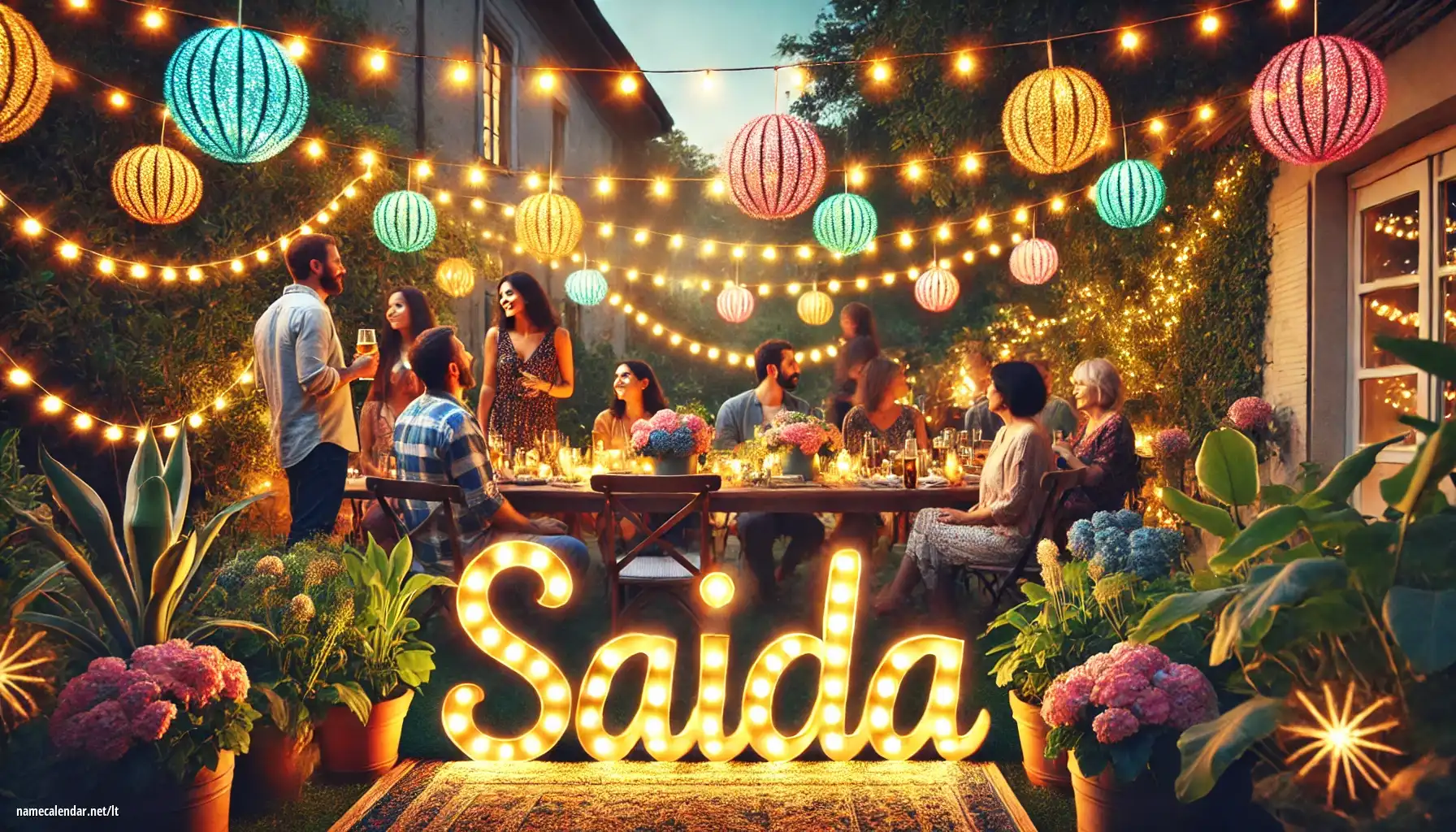 Vardadienio ir vardo šventimas - Saida