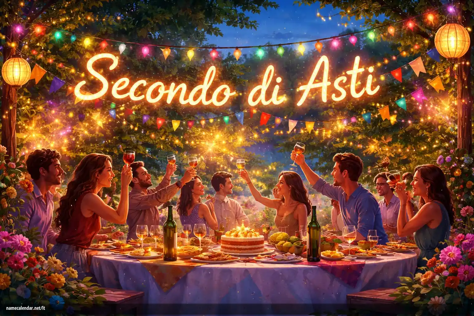 Vardadienio ir vardo šventimas - Secondo di Asti