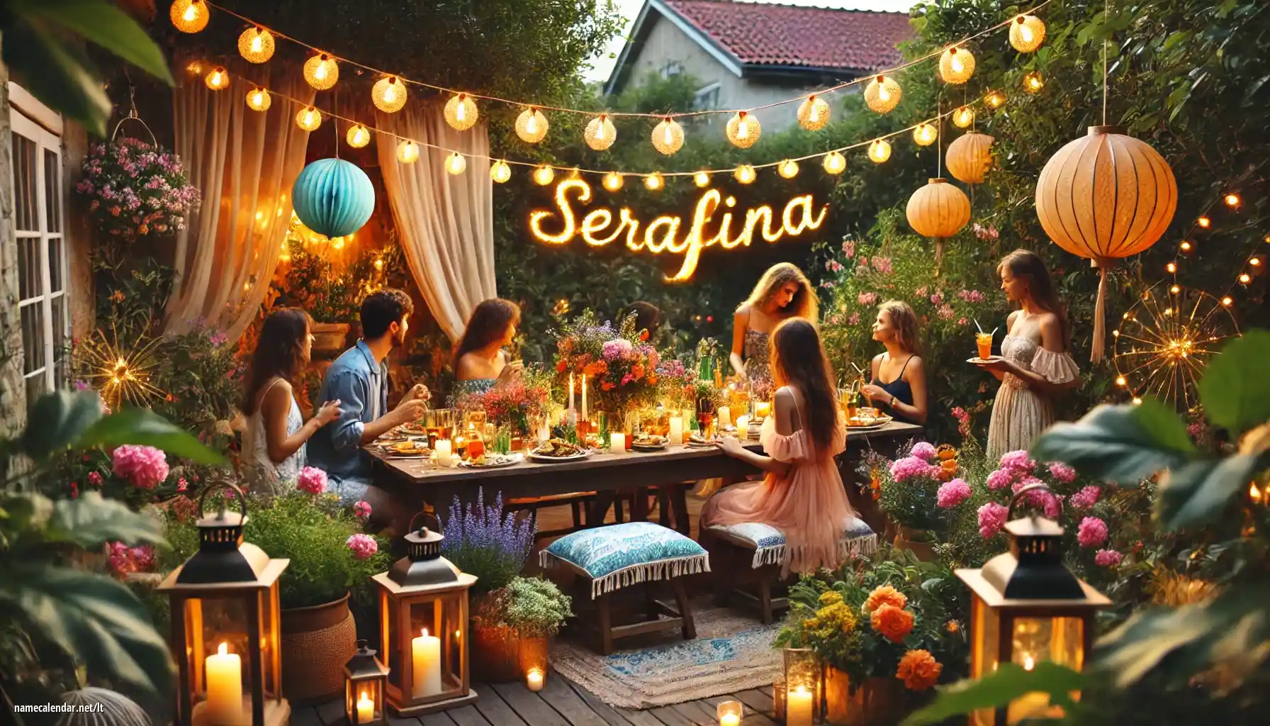 Vardadienio ir vardo šventimas - Serafina