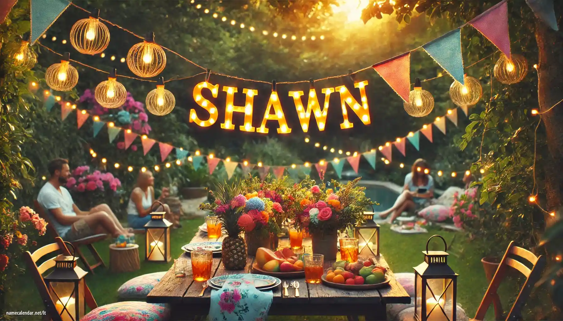 Vardadienio ir vardo šventimas - Shawn