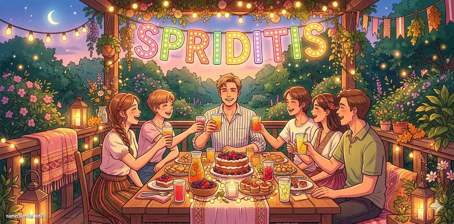 Vardadienio ir vardo šventimas - Spriditis