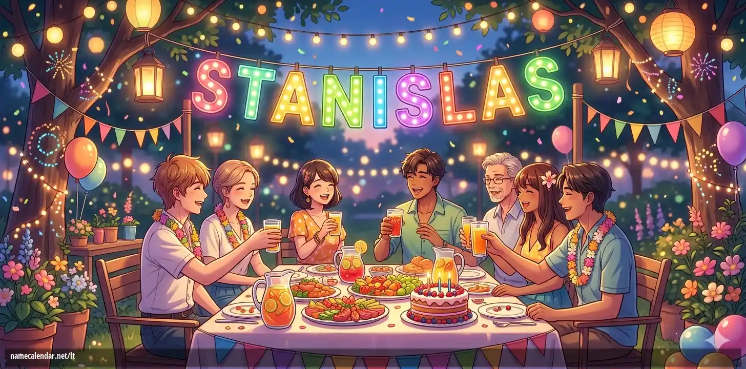 Vardadienio ir vardo šventimas - Stanislas