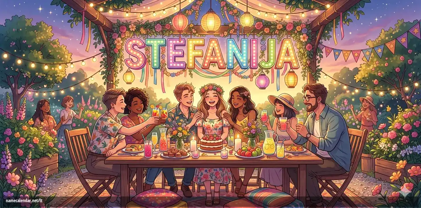 Vardadienio ir vardo šventimas - Stefanija