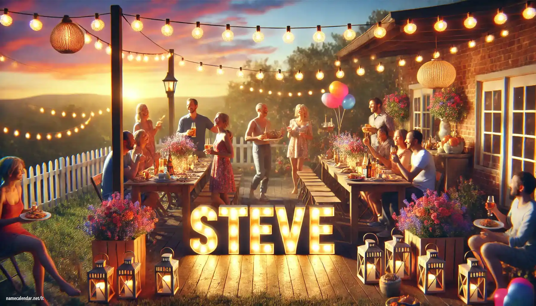 Vardadienio ir vardo šventimas - Steve