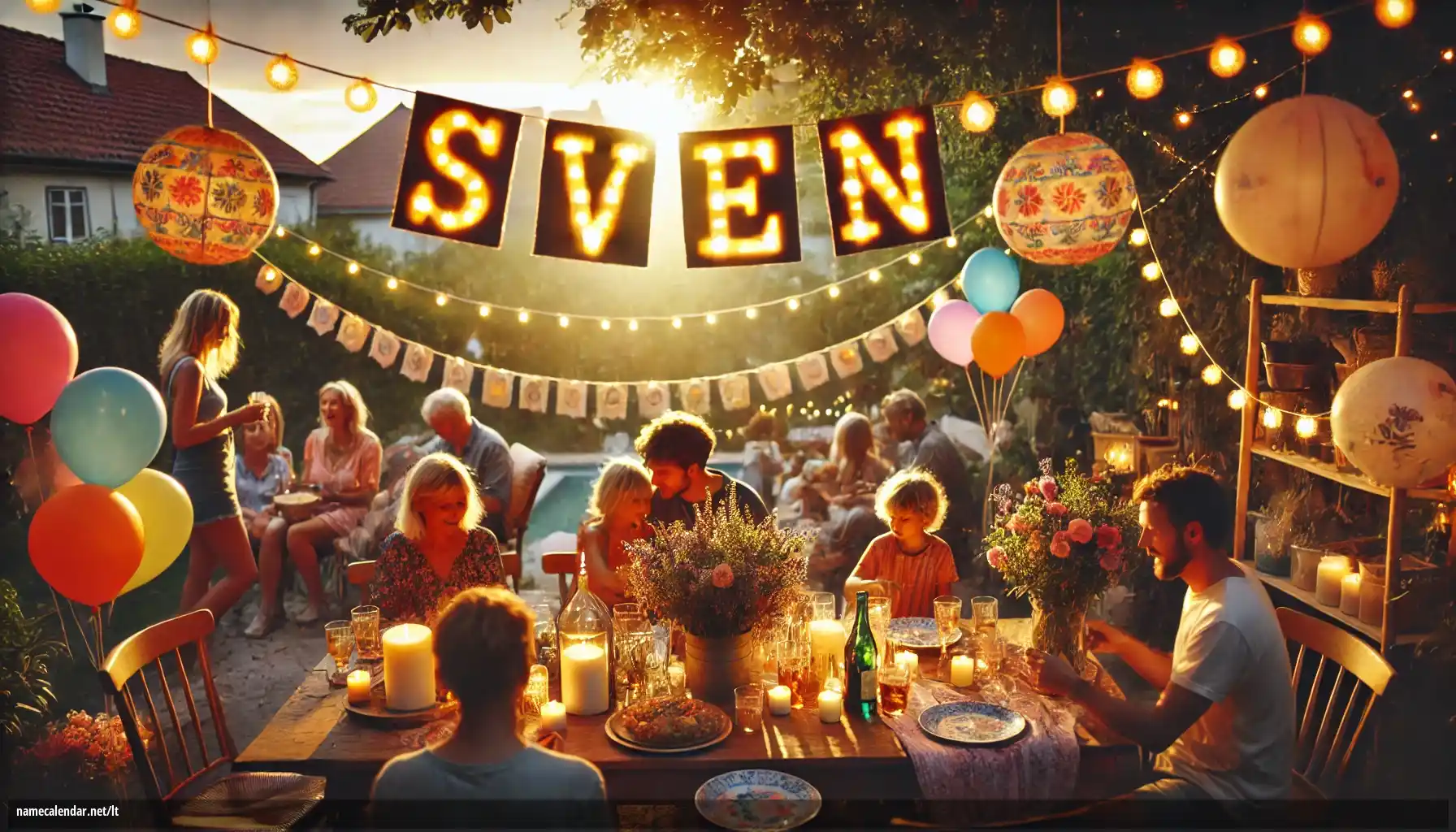 Vardadienio ir vardo šventimas - Sven