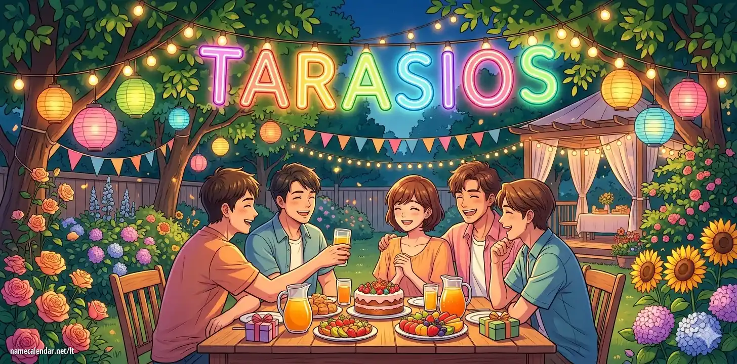 Vardadienio ir vardo šventimas - Tarasios