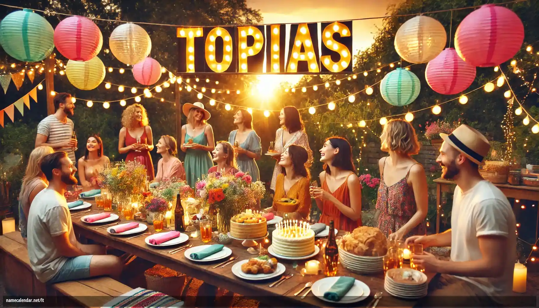 Vardadienio ir vardo šventimas - Topias