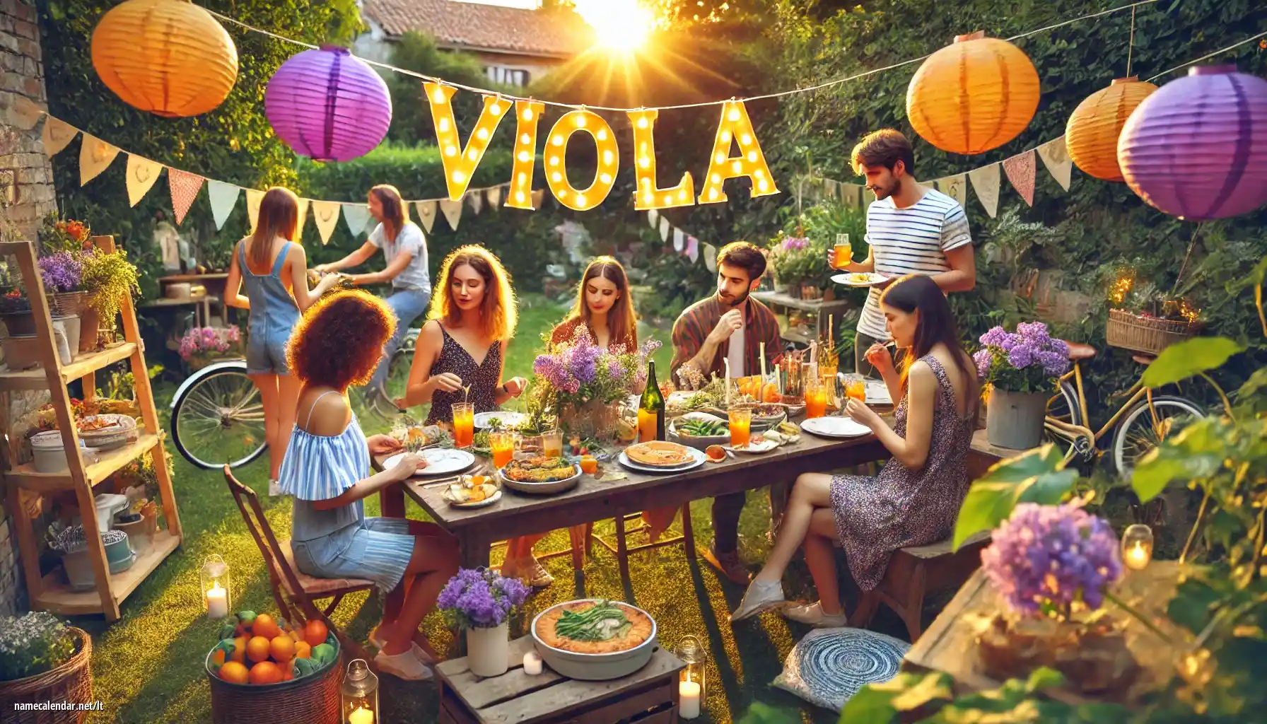 Vardadienio ir vardo šventimas - Viola