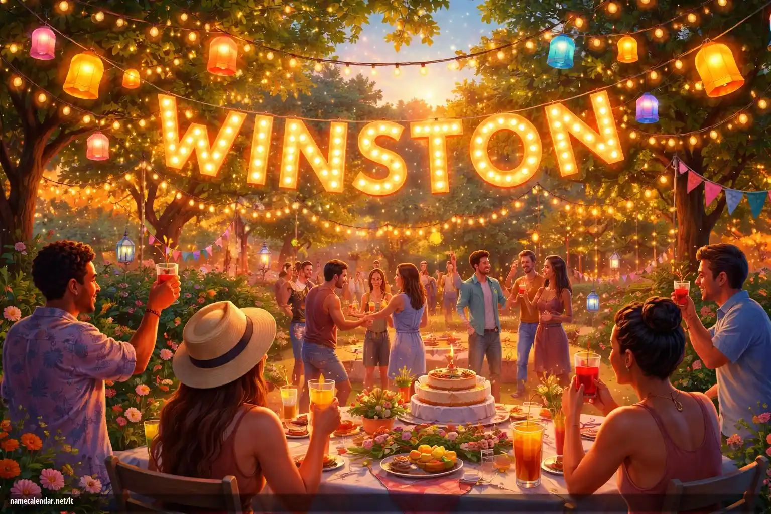 Vardadienio ir vardo šventimas - Winston