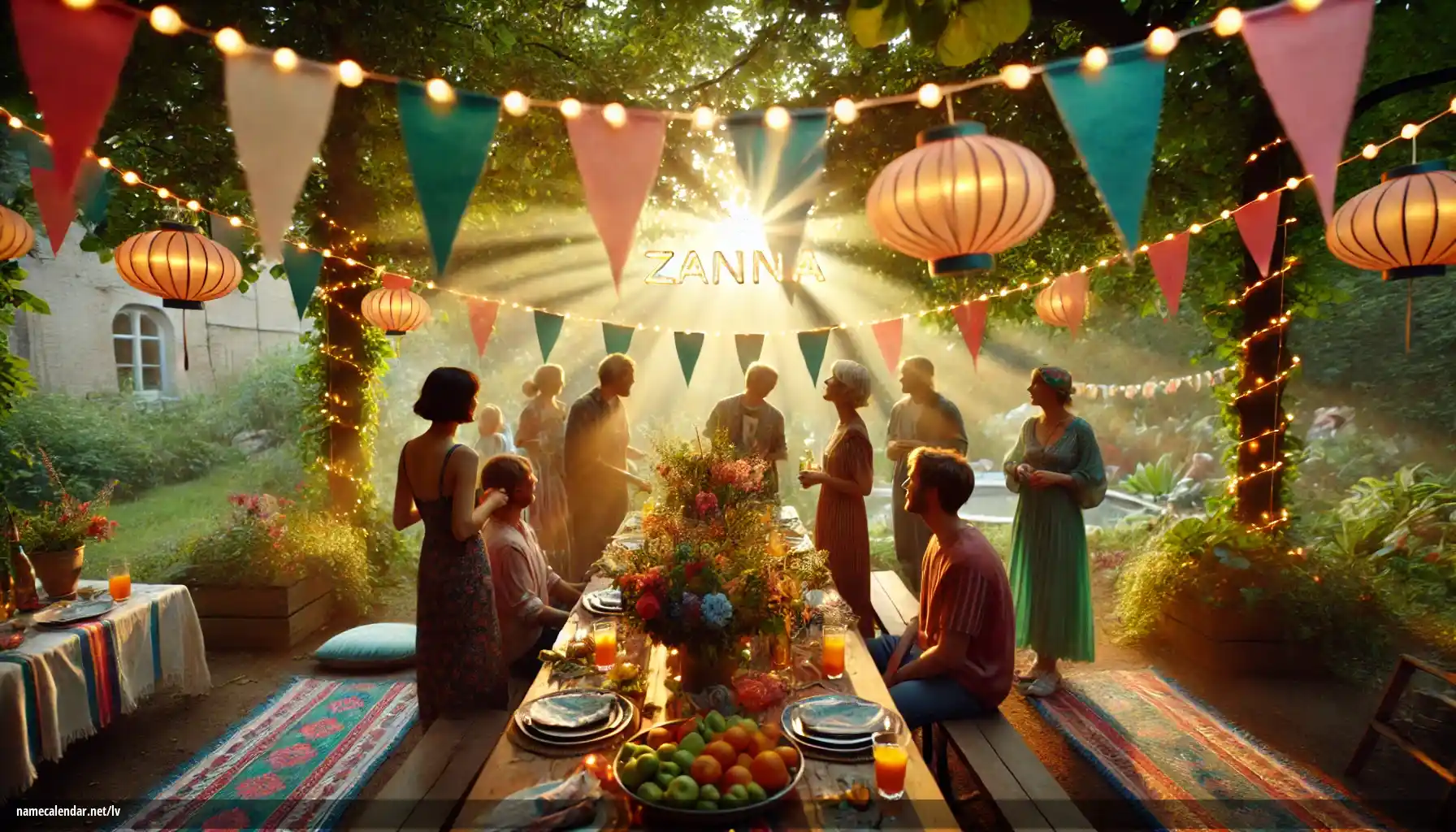 Vārda dienas un vārda svinēšana - Żanna