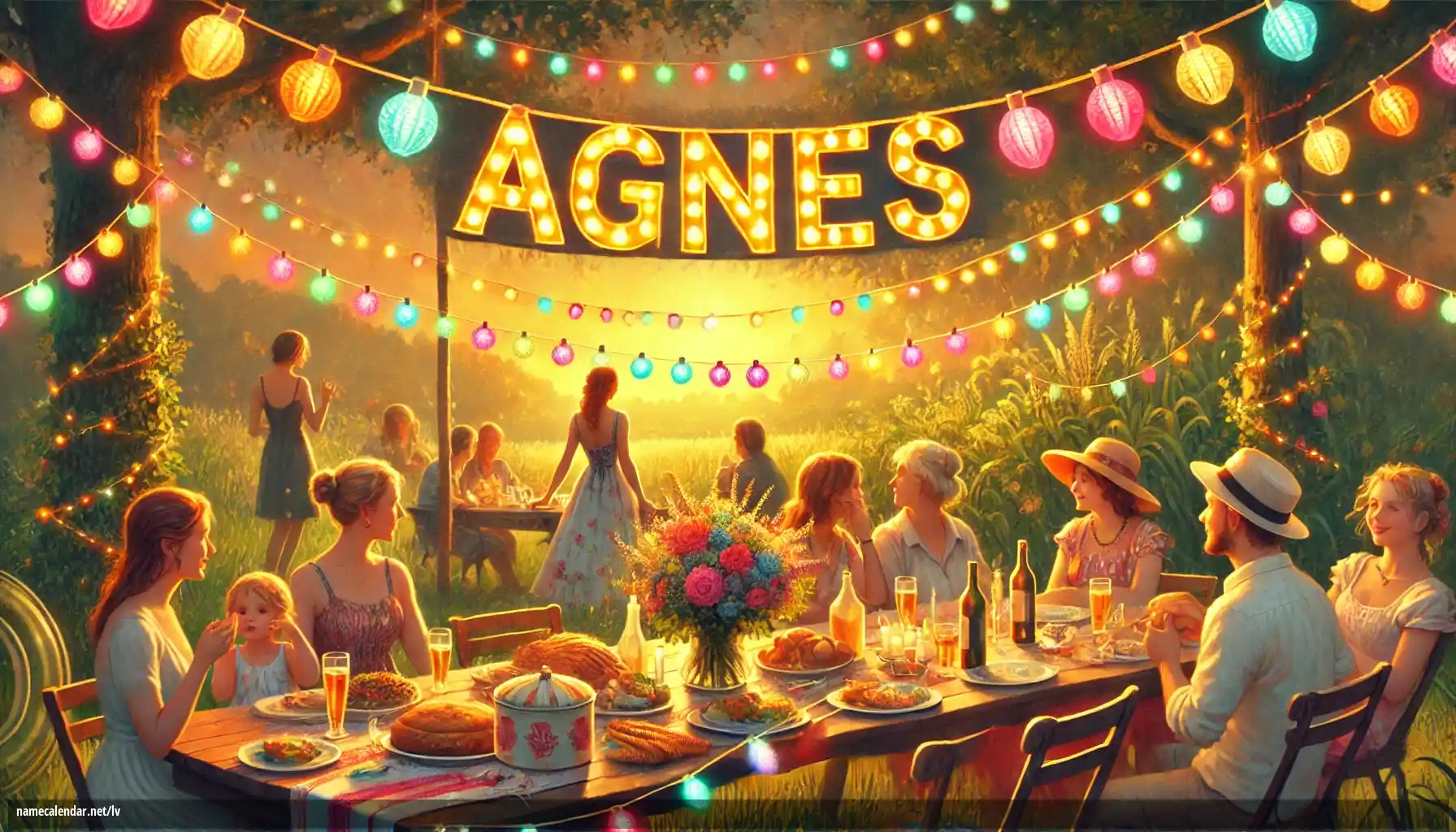 Vārda dienas un vārda svinēšana - Agnès