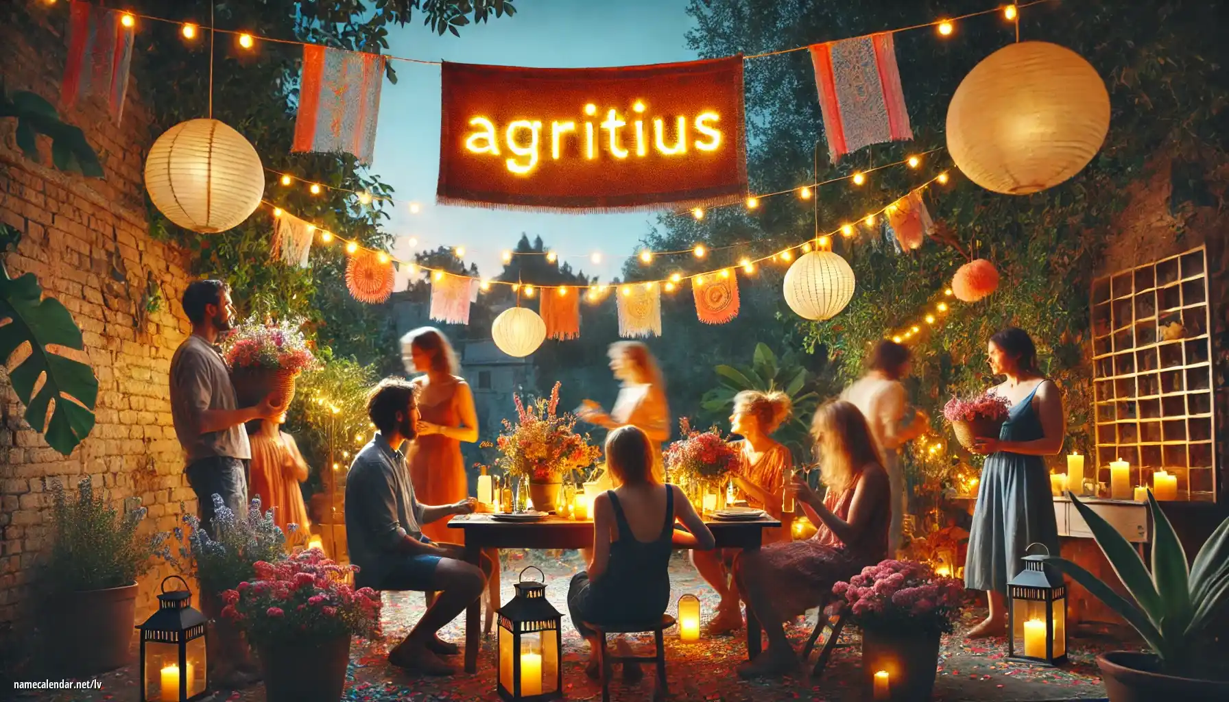 Vārda dienas un vārda svinēšana - Agritius