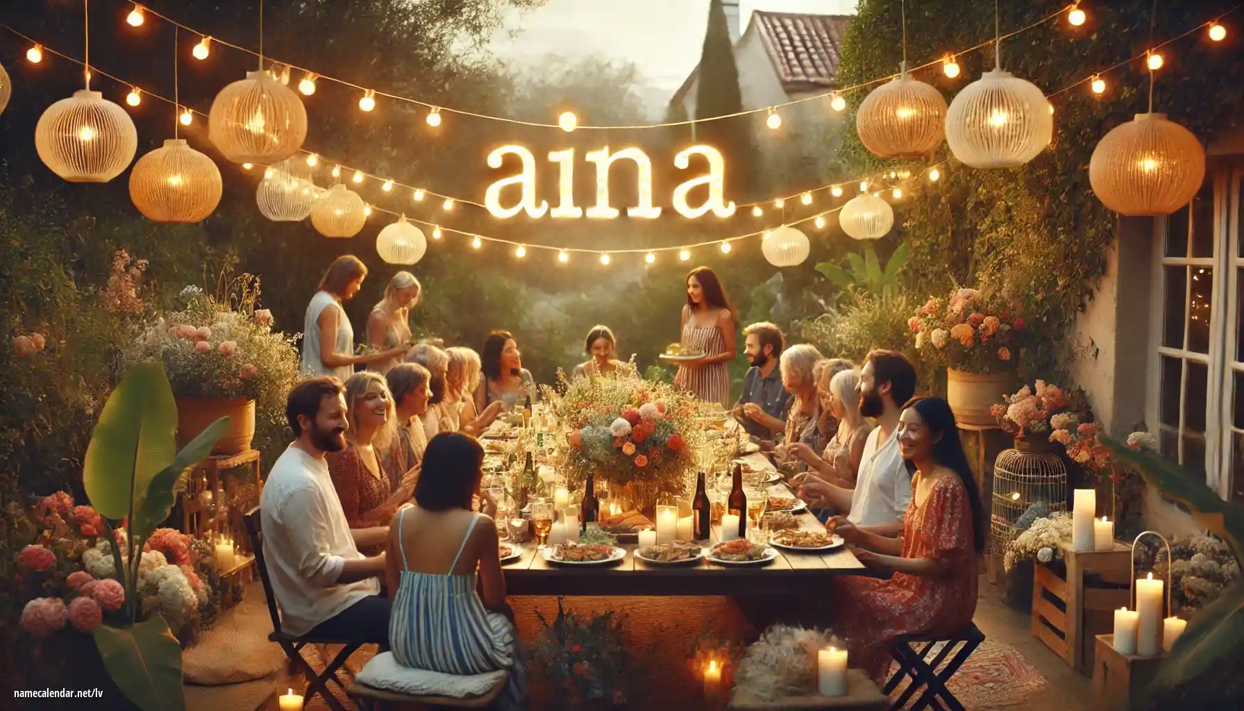 Vārda dienas un vārda svinēšana - Aina