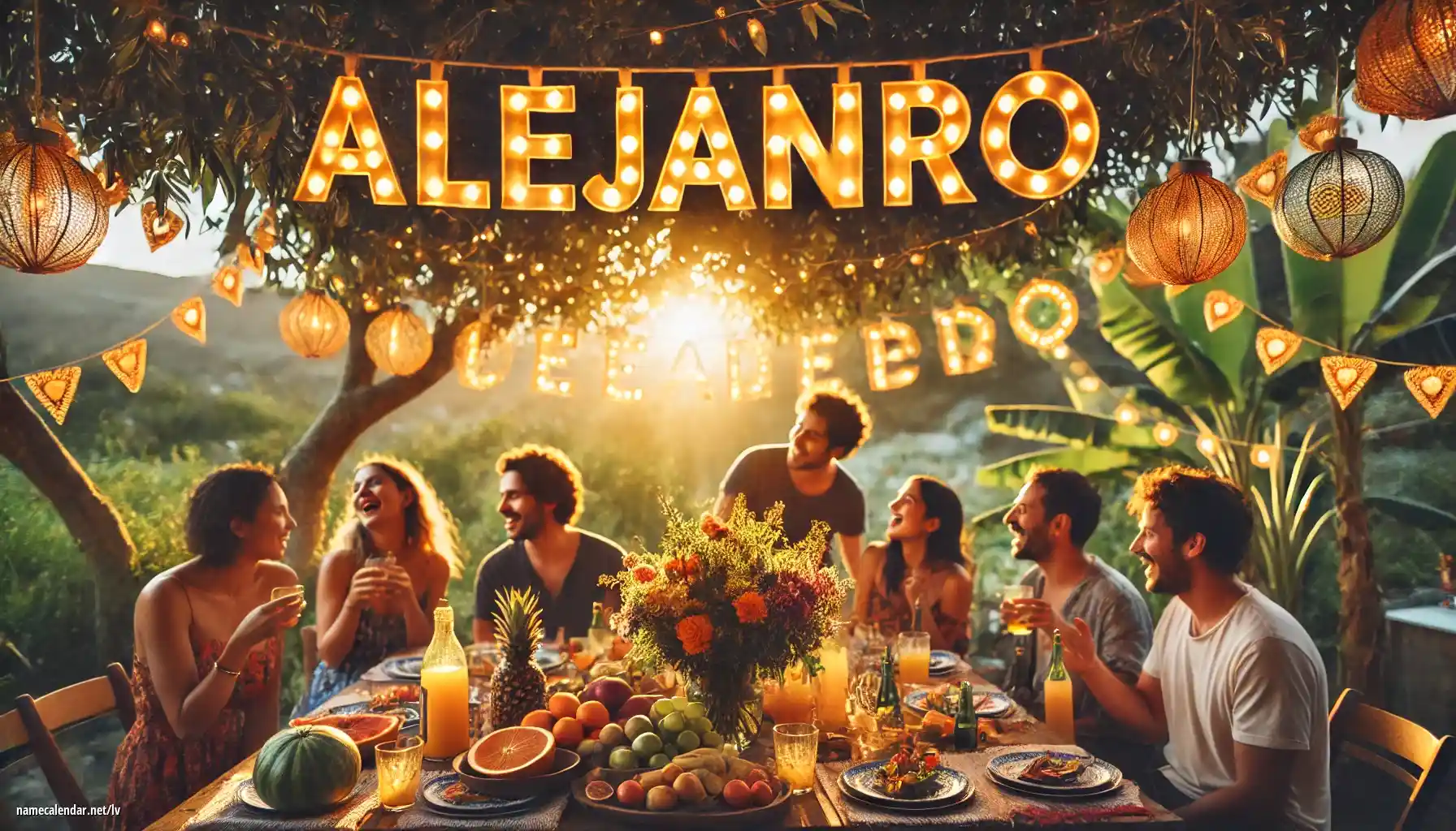 Vārda dienas un vārda svinēšana - Alejandro