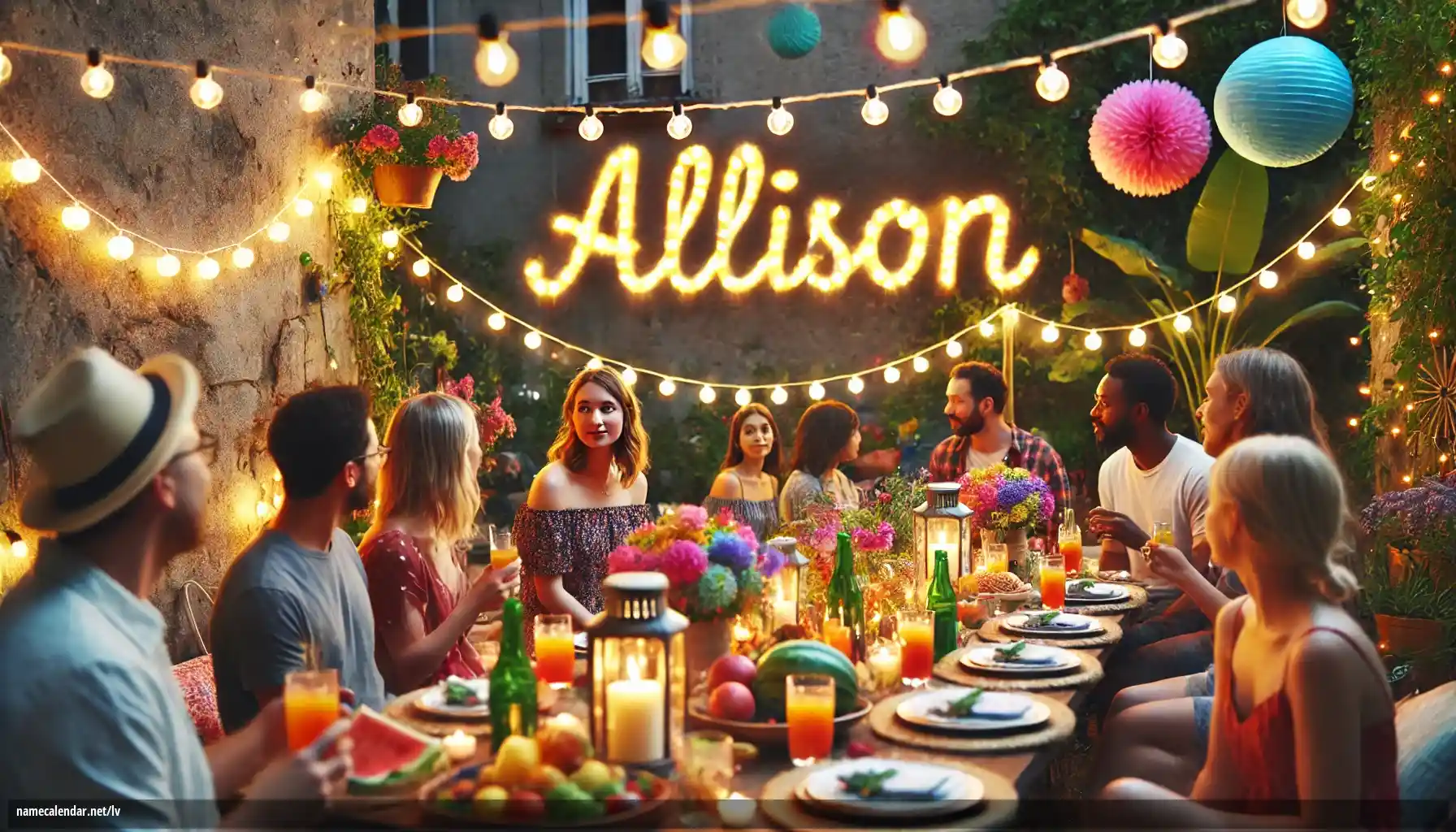 Vārda dienas un vārda svinēšana - Allison