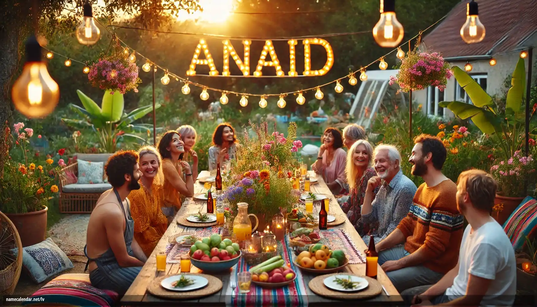 Vārda dienas un vārda svinēšana - Anaid