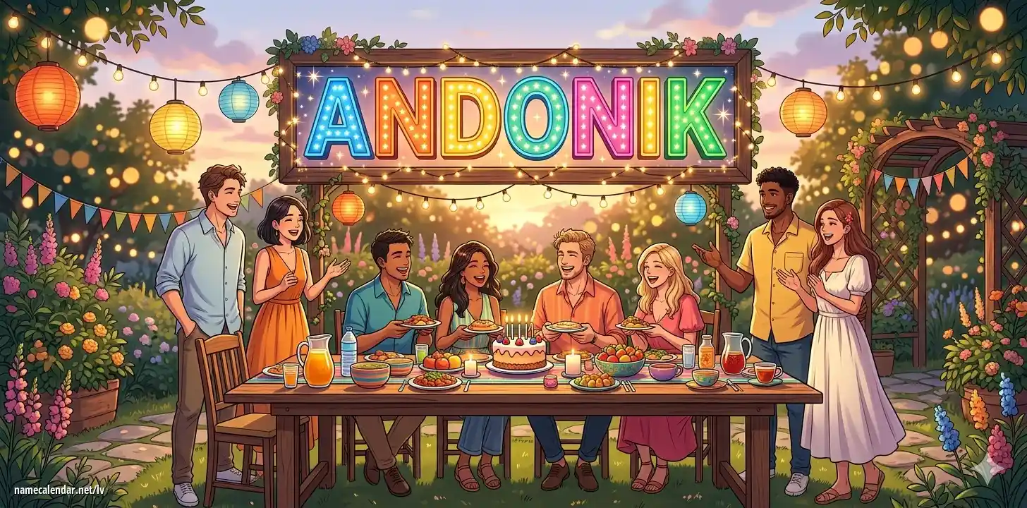Vārda dienas un vārda svinēšana - Andonik