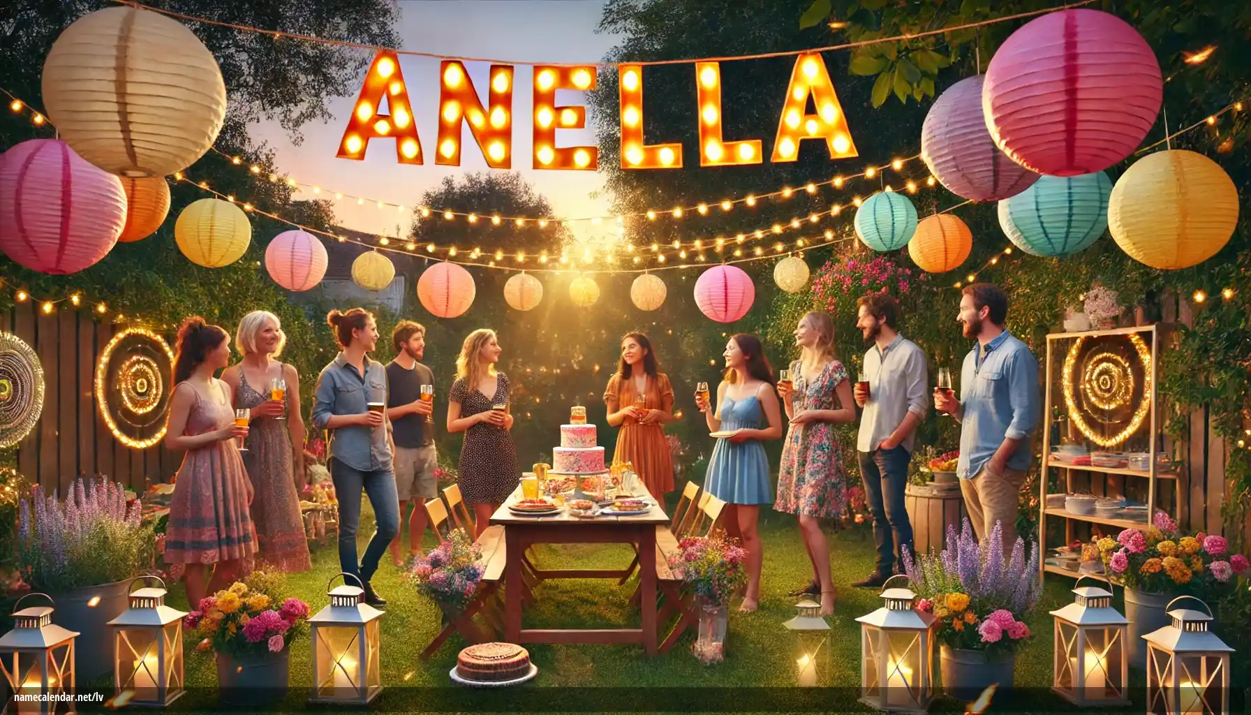 Vārda dienas un vārda svinēšana - Anella