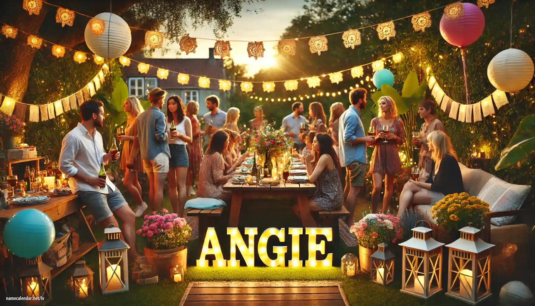 Vārda dienas un vārda svinēšana - Angie