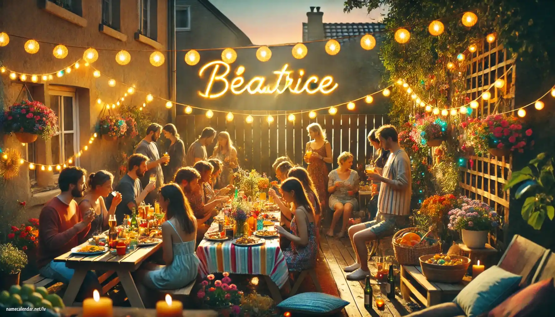 Vārda dienas un vārda svinēšana - Béatrice