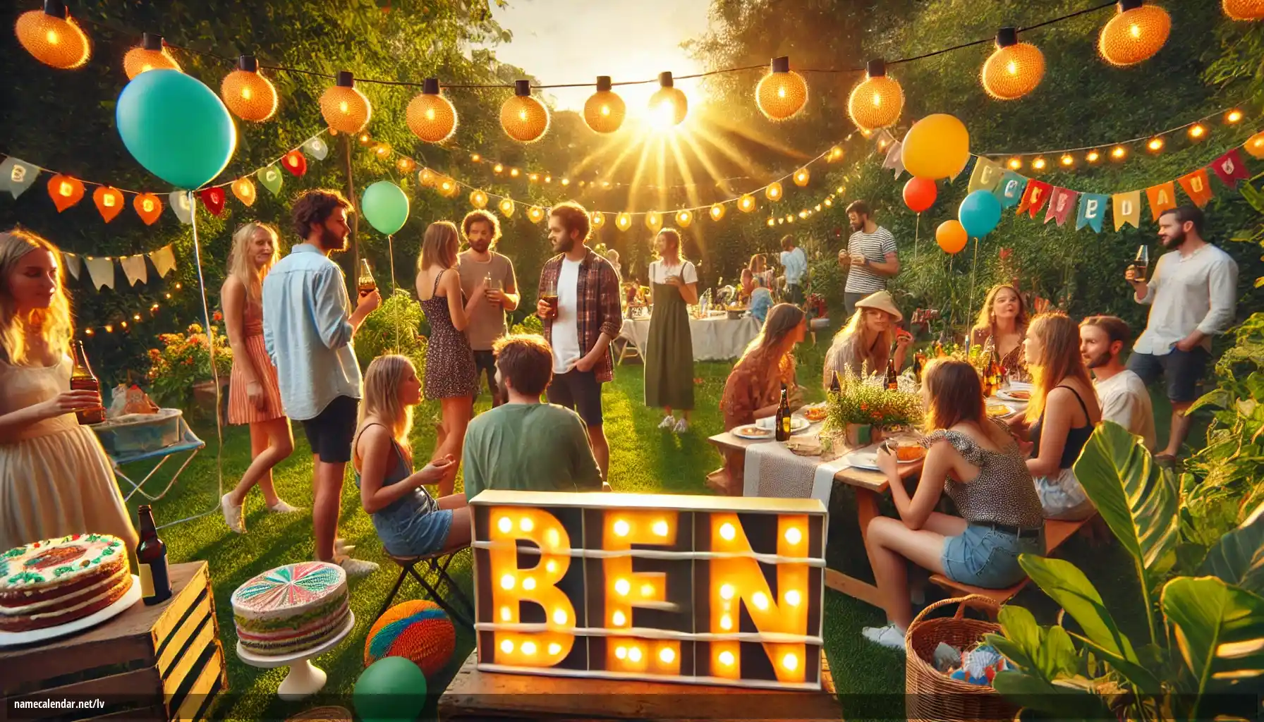 Vārda dienas un vārda svinēšana - Ben