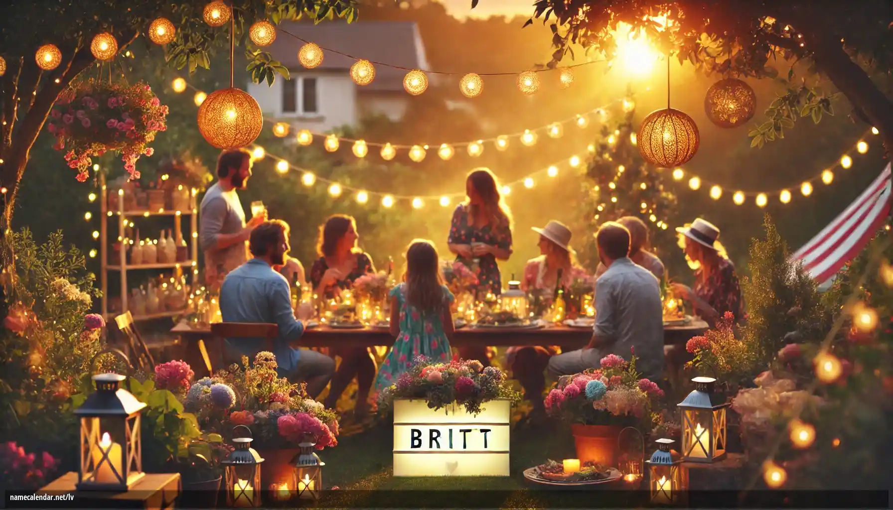 Vārda dienas un vārda svinēšana - Britt
