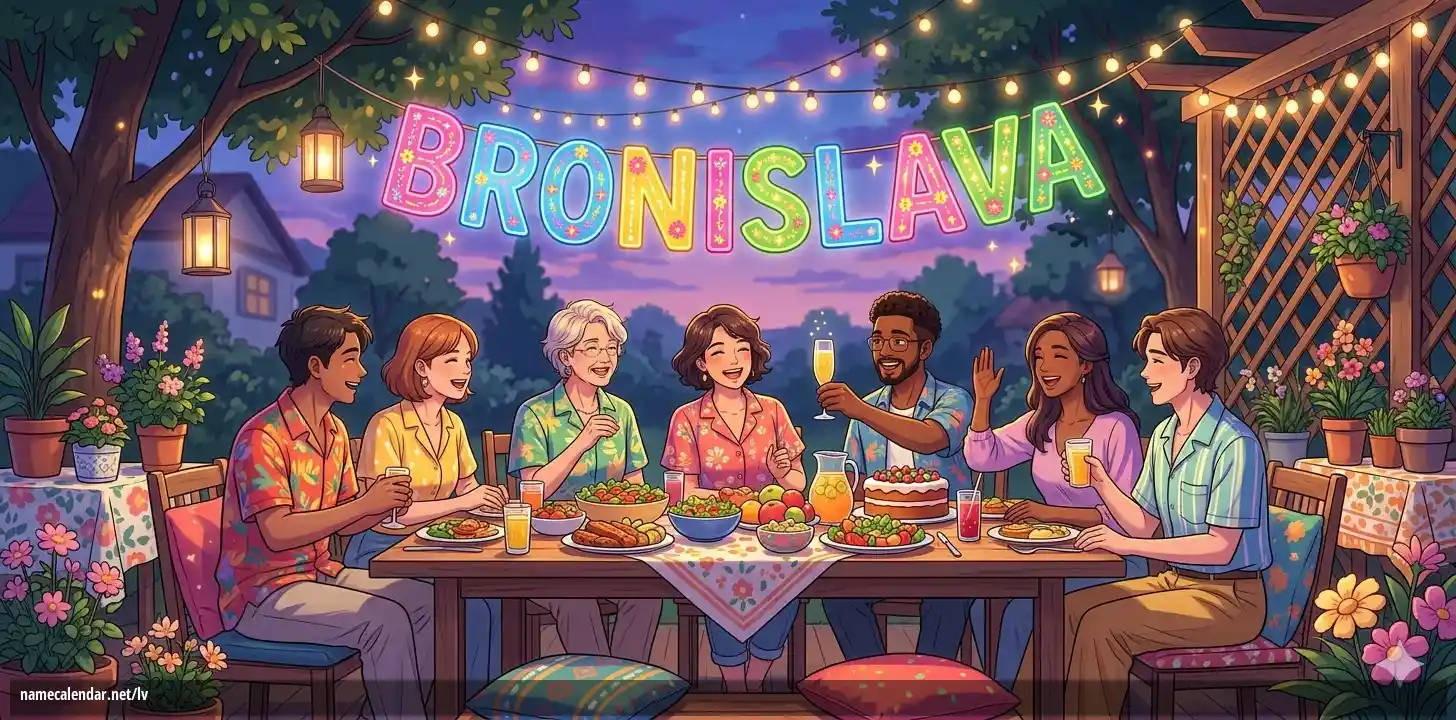 Vārda dienas un vārda svinēšana - Bronislava
