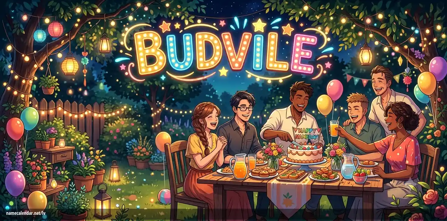 Vārda dienas un vārda svinēšana - Budvile